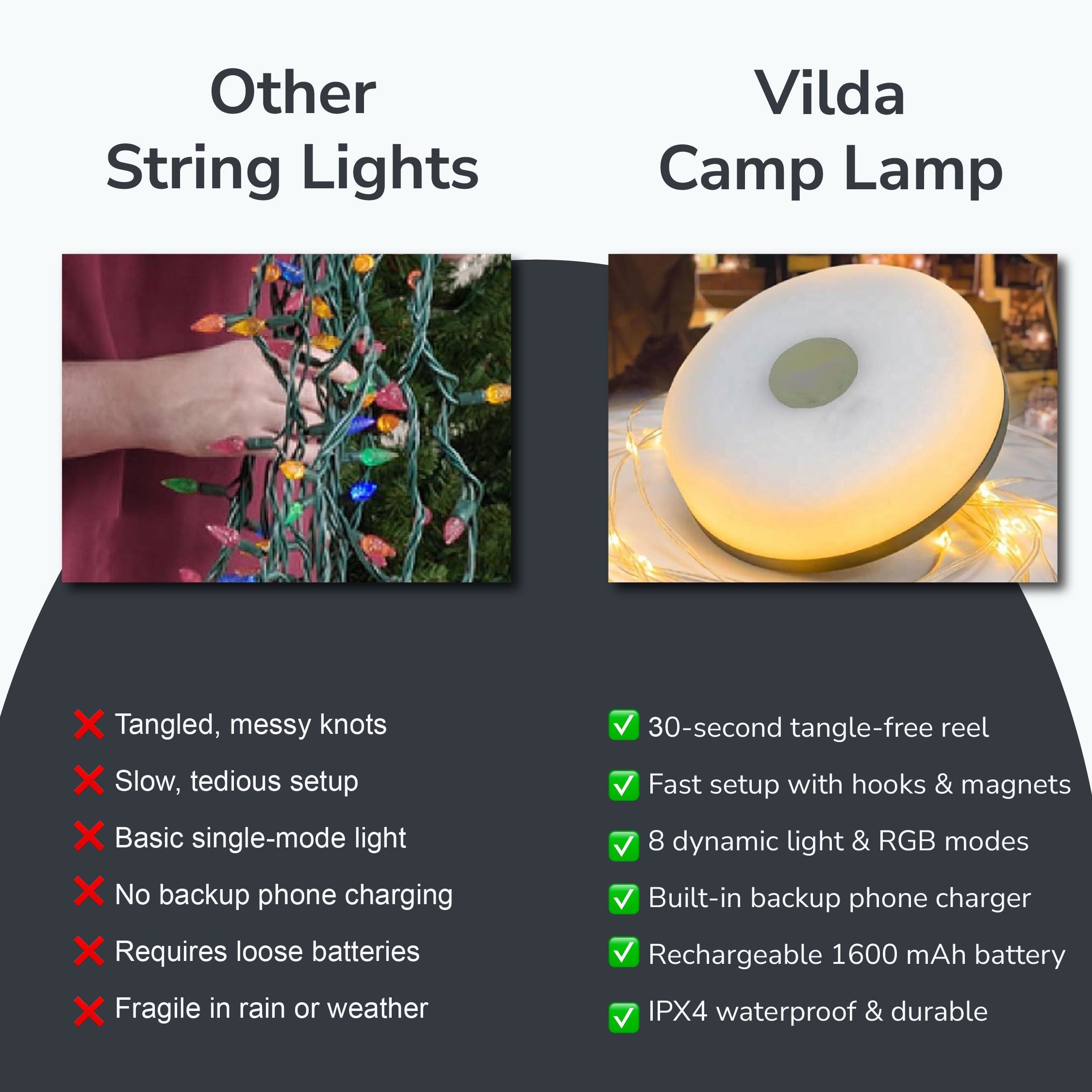 Vilda Camp Lamp