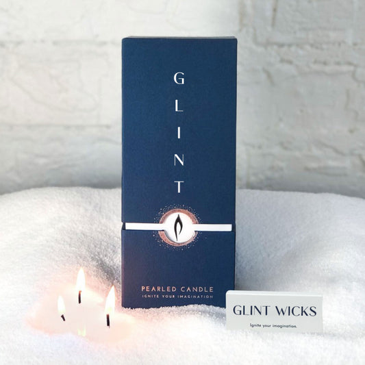 Glint Pearled Candle